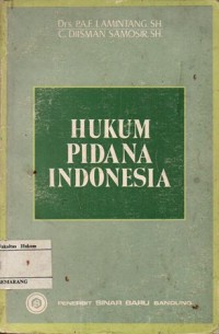 HUKUM PIDANA INDONESIA