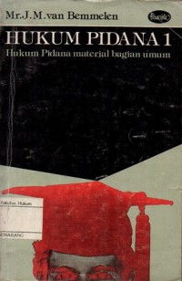 Image of HUKUM PIDANA I: HUKUM PIDANA MATERIAL BAGIAN UMUM