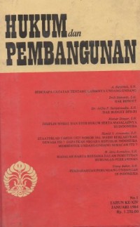 HUKUM DAN PEMBANGUNAN