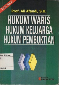 HUKUM WARIS HUKUM KELUARGA HUKUM PEMBUKTIAN