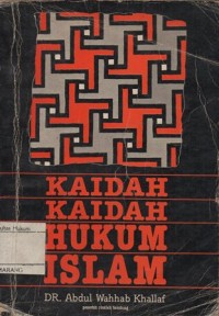 Image of KAIDAH-KAIDAH HUKUM ISLAM