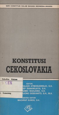 Image of KONSTITUSI CEKOSLOVAKIA