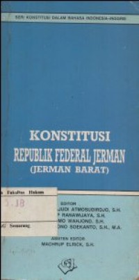 Image of KONSTITUSI REPUBLIK FEDERAL JERMAN (JERMAN BARAT)
