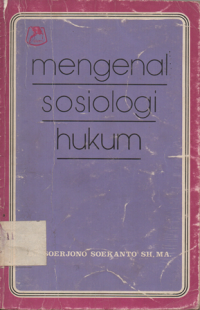 Image of MENGENAL SOSIOLOGI HUKUM