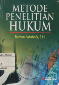 Image of METODE PENELITIAN HUKUM