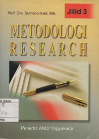 Image of METODOLOGI RESEARCH JILID 3