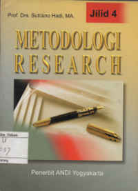 Image of METODOLOGI RESEARCH JILID 4