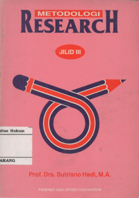 Image of METODOLOGI RESEARCH III