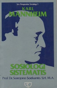 Image of SOSIOLOGI SISTEMATIS