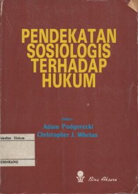 Image of PENDEKATAN SOSIOLOGIS TERHADAP HUKUM
