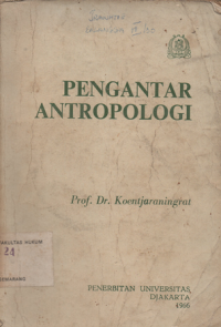 Image of PENGANTAR ANTROPOLOGI