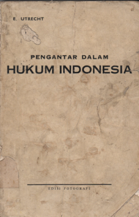 Image of PENGANTAR DALAM HUKUM INDONESIA
