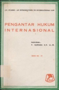 Image of PENGANTAR HUKUM INTERNASIONAL