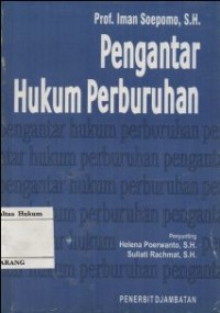 Image of PENGANTAR HUKUM PERBURUHAN