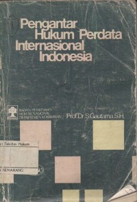 Image of PENGANTAR HUKUM PERDATA INTERNASIONAL INDONESIA