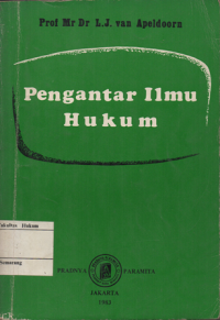 PENGANTAR ILMU HUKUM