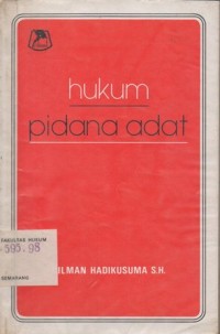 Image of HUKUM PIDANA ADAT