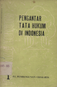 Image of PENGANTAR TATA HUKUM INDONESIA I : HUKUM PERDATA