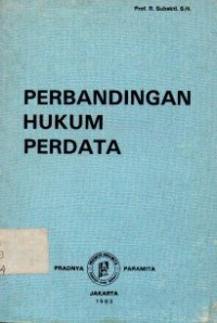 PERBANDINGAN HUKUM PERDATA