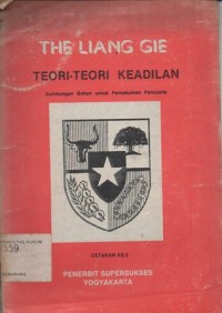 Image of TEORI-TEORI KEADILAN SUMBANGAN BAHAN UNTUK PEMAHAMAN PANCASILA