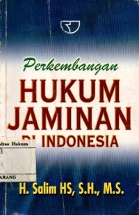 Image of PERKEMBANGAN HUKUM JAMINAN DI INDONESIA