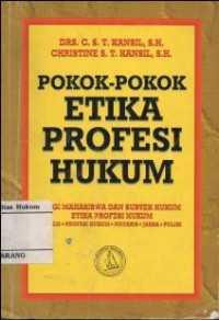 Image of POKOK-POKOK  ETIKA PROFESI HUKUM