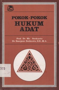 Image of POKOK-POKOK HUKUM ADAT