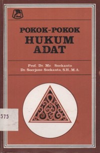 POKOK-POKOK HUKUM ADAT