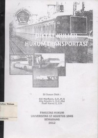 Image of DIKTAT KULIAH HUKUM TRANSPORTASI