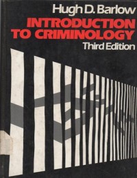Image of INTRODUCTION TO CRIMINOLOGY
