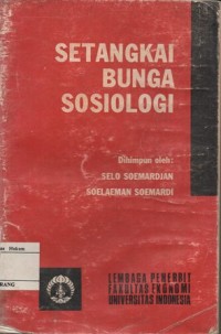 Image of SETANGKAI BUNGA SOSIOLOGI