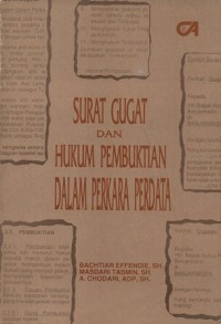 Image of SURAT GUGAT DAN HUKUM PEMBUKTIAN DALAM PERKARA PERDATA
