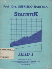 Image of STATISTIK JILID I
