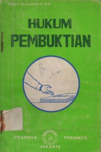 Image of HUKUM PEMBUKTIAN