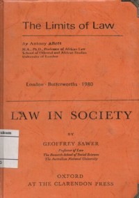 Image of THE LIMIT OF LAW: LAW IN SOCIETY