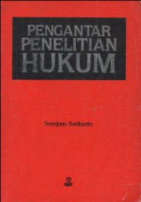 PENGANTAR PENELITIAN HUKUM