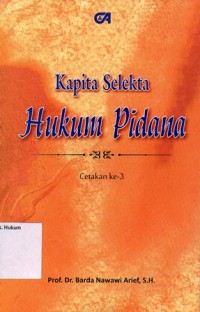 KAPITA SELEKTA HUKUM PIDANA