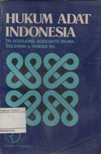 Image of HUKUM ADAT INDONESIA