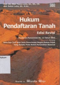 Image of HUKUM PENDAFTARAN TANAH (EDISI REVISI)