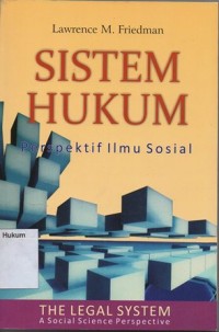 Image of SISTEM HUKUM : PERSPEKTIF ILMU SOSIAL