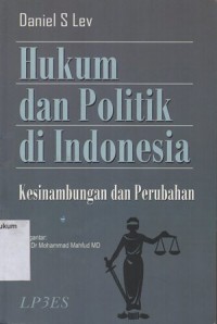 Image of HUKUM DAN POLITIK DI INDONESIA (KESEIMBANGAN DAN PERUBAHAN)