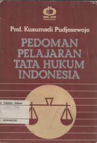 Image of PEDOMAN PELAJARAN TATA HUKUM INDONESIA