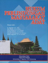 HUKUM PERLINDUNGAN MASYARAKAT ADAT