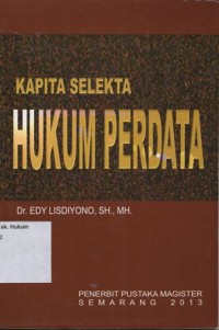 Image of KAPITA SELEKTA HUKUM PERDATA