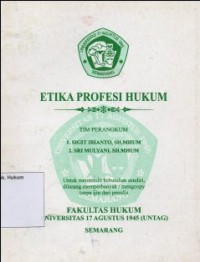 Image of ETIKA PROFESI HUKUM