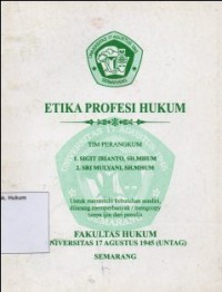 ETIKA PROFESI HUKUM