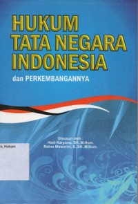 Image of HUKUM TATA NEGARA INDONESIA DAN PERKEMBANGANNYA