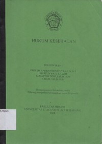 Image of HUKUM KESEHATAN