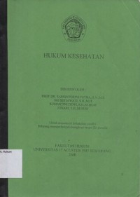 HUKUM KESEHATAN