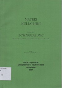 Image of MATERI KULIAH HAKI